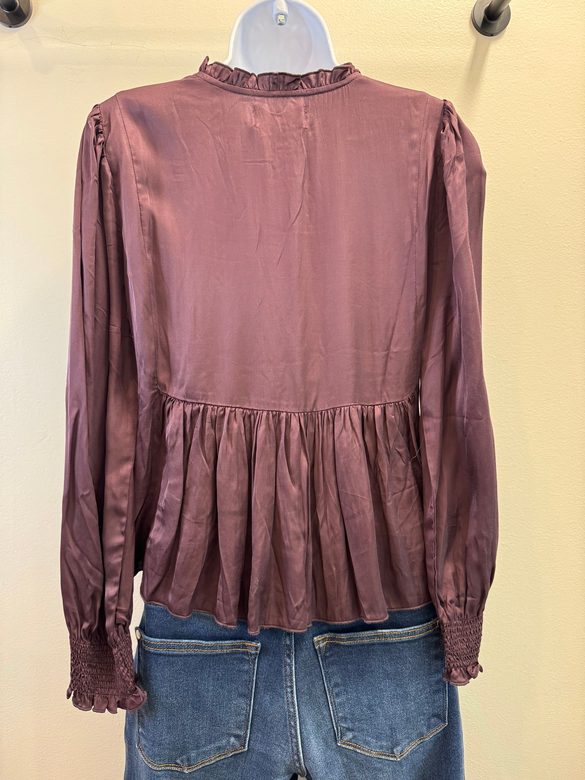 Jewel Midnight Plum Blouse Dear John