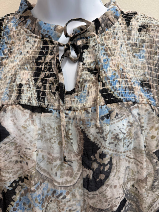 Long Sleeve Blouse with Frills Charlie B