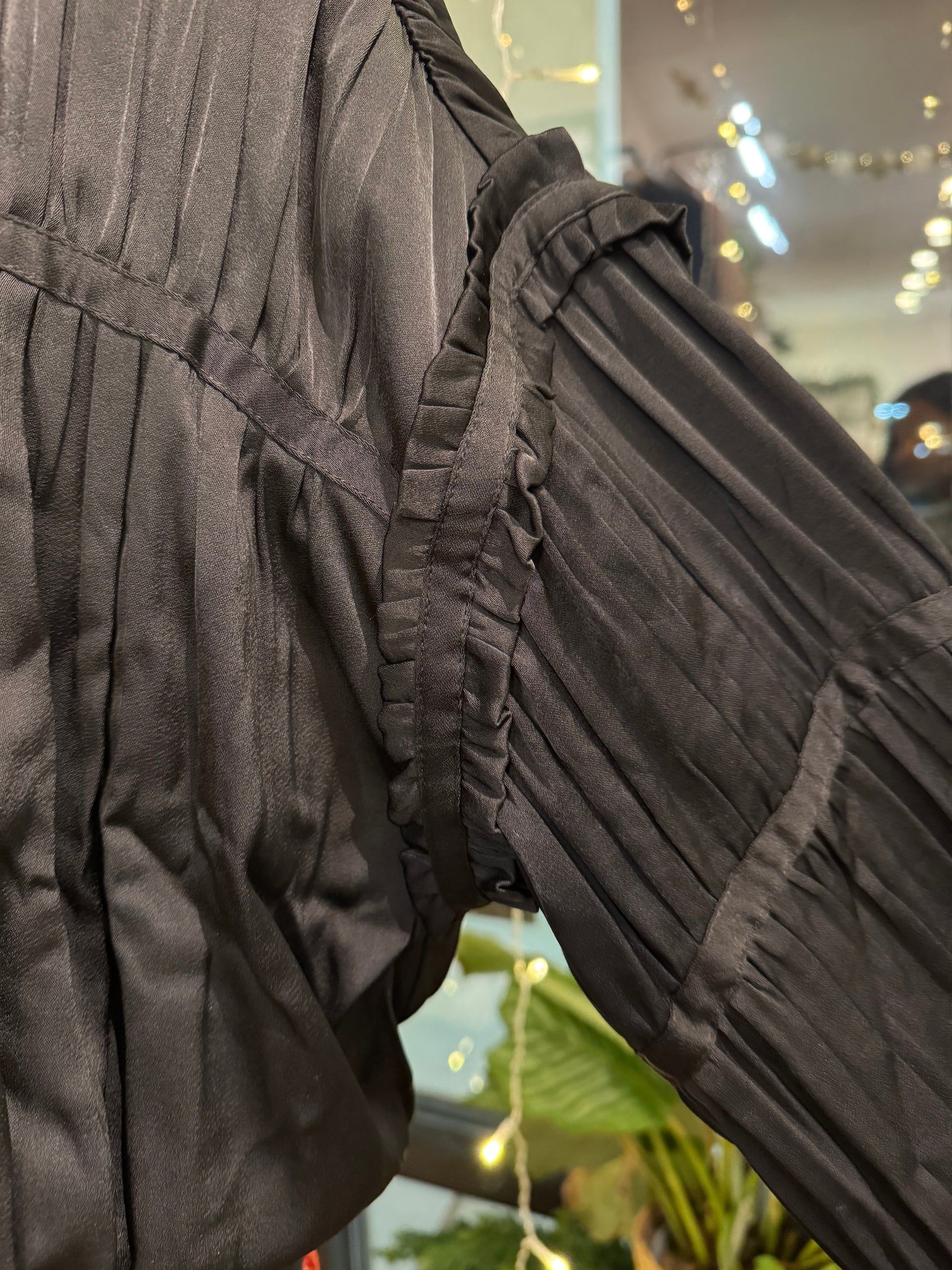 Long Sleeve Shirring Detail Jacket Current Air