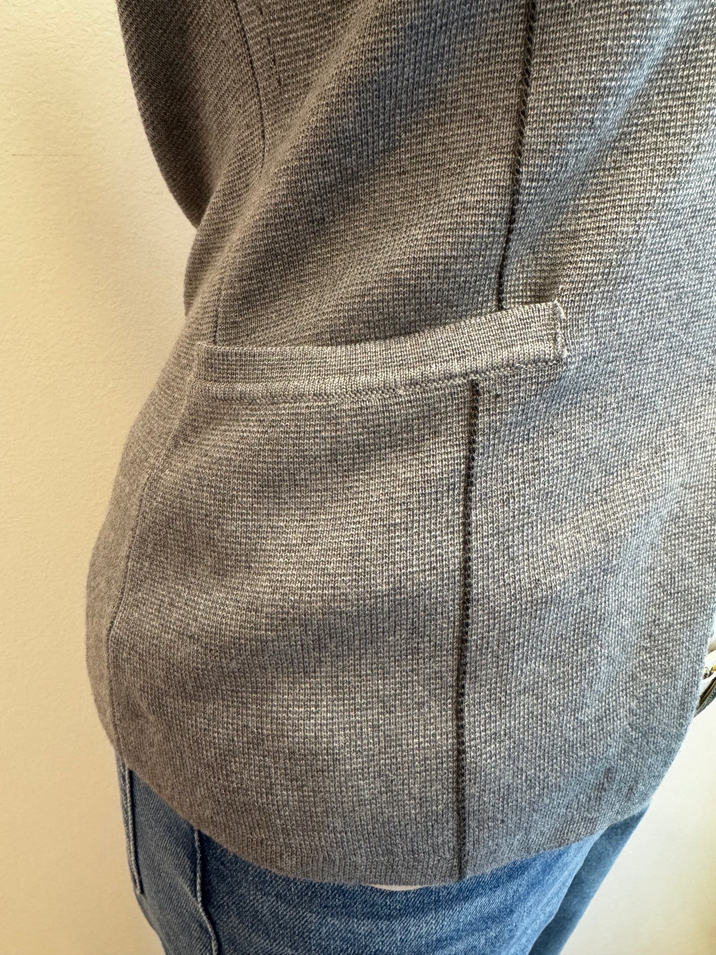 Button Down Front Sweater Vest