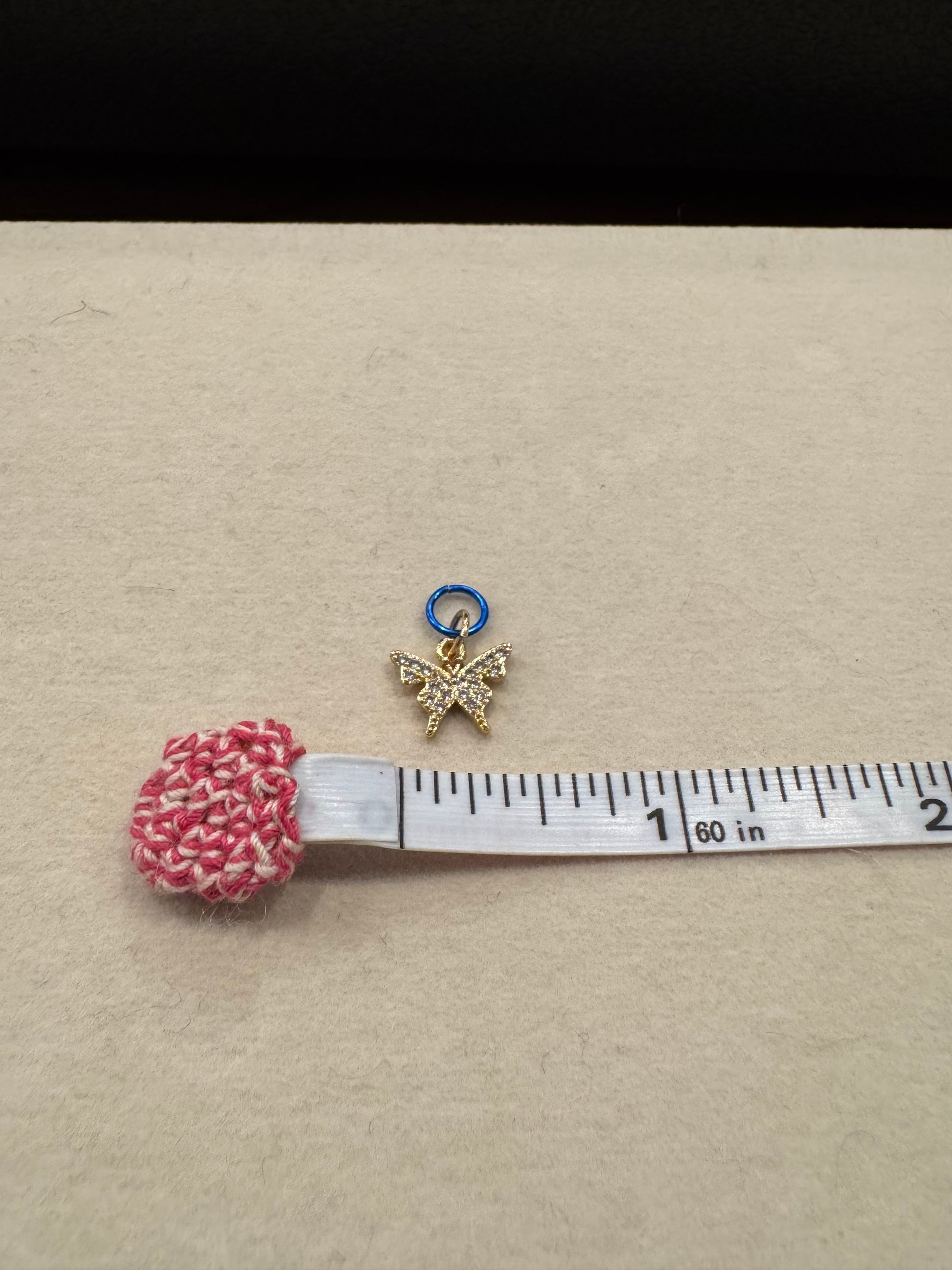 Small Crystal Butterfly Charm Origami Owl