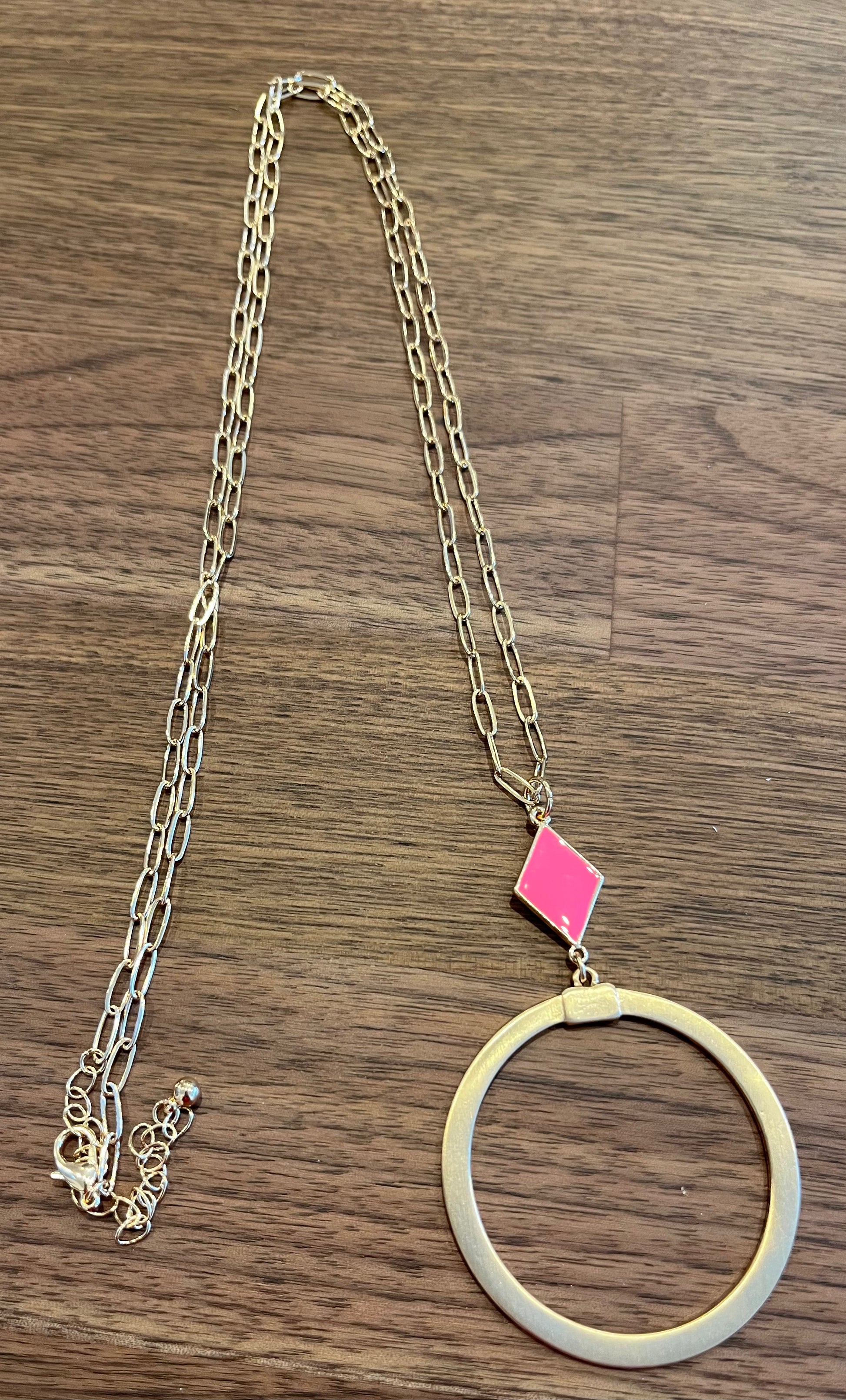 Ana Long Pendant Necklace Sassafras Clothing Co.