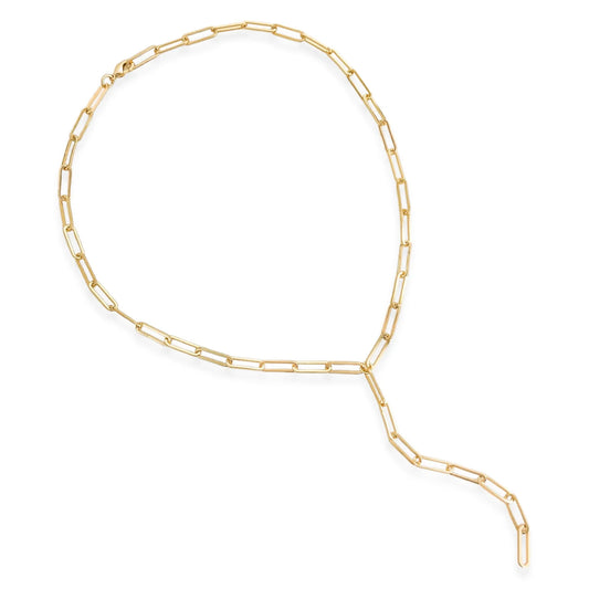 Paperclip Lariat Necklace OMG Blings
