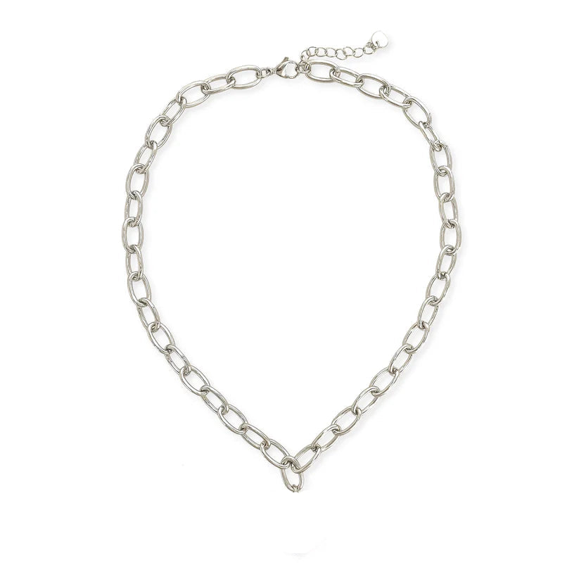 Thick Oval Link Chain Necklace