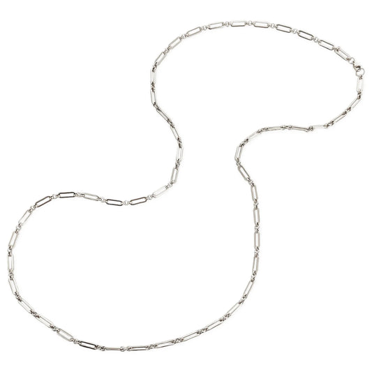 Elongated Paperclip Chain Necklace OMG Blings