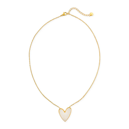 Opal Heart Necklace