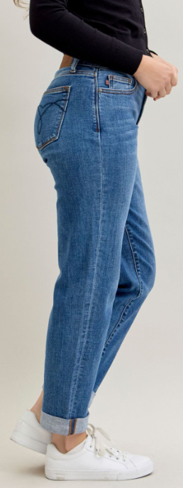 Mid-Rise Boyfriend Classic Cuffed