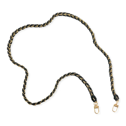 Vegan Leather Braided Link Phone Chain OMG Blings