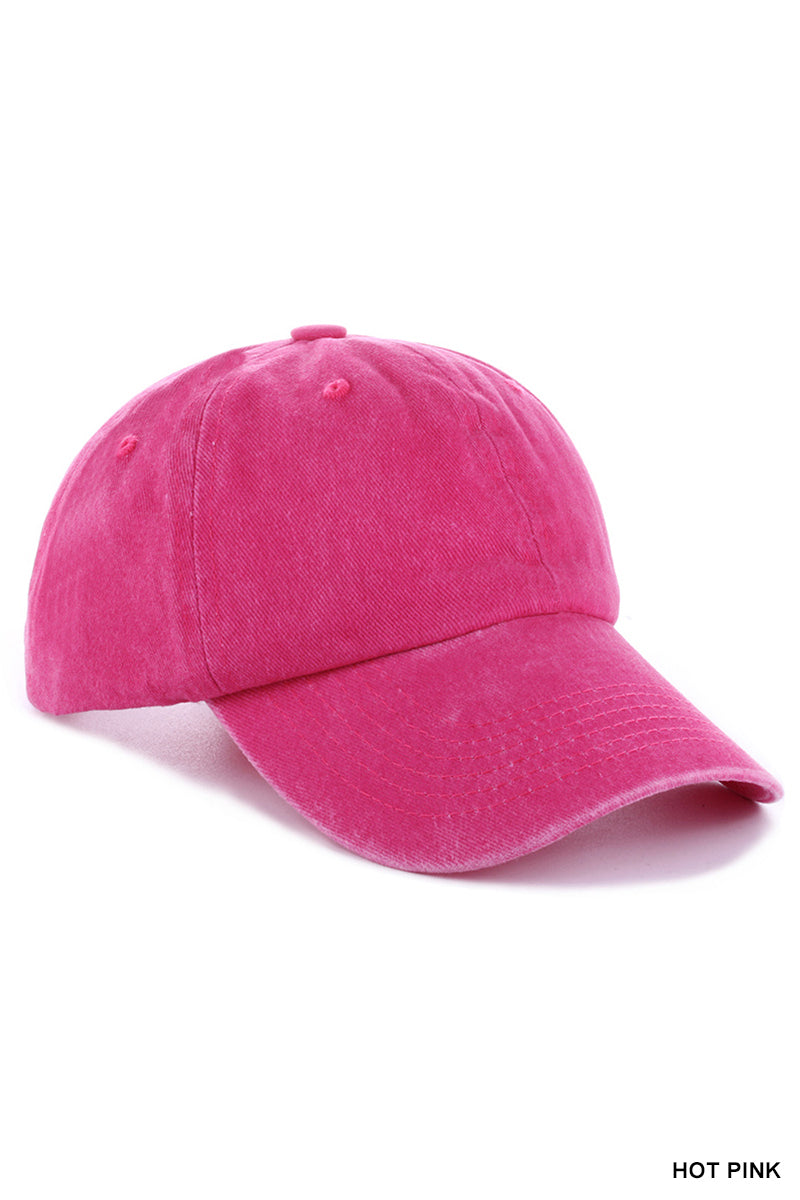Vintage Washed Baseball Cap Zenana