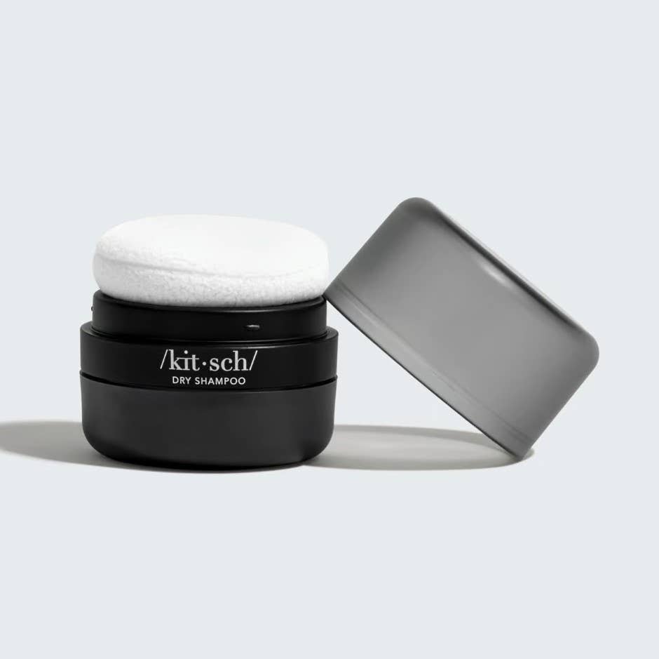 Volumizing Rice Protein Dry Shampoo - Dark Tinted Powder KITSCH