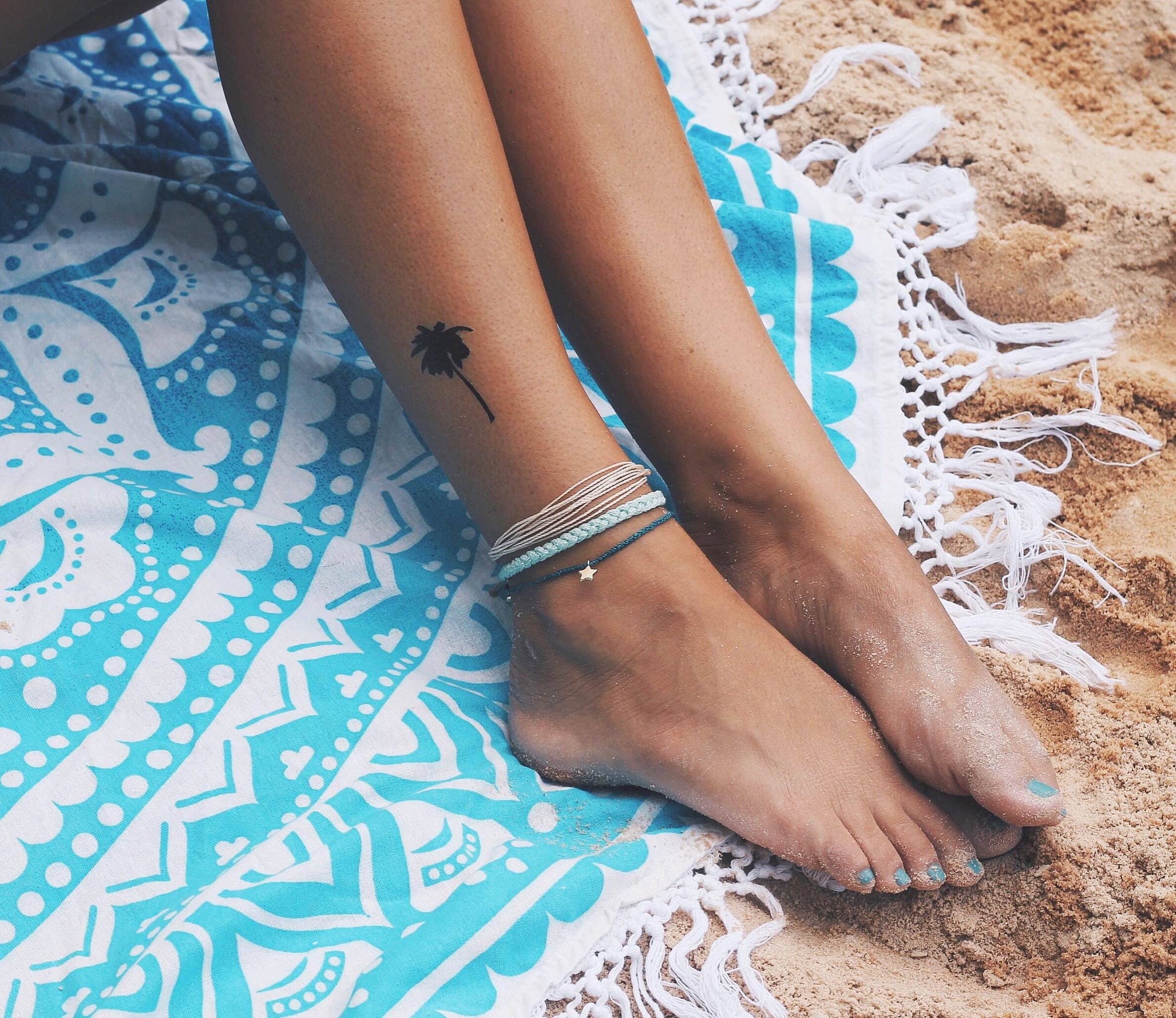 Beach Bum Temporary Tattoo Pack INKED by Dani