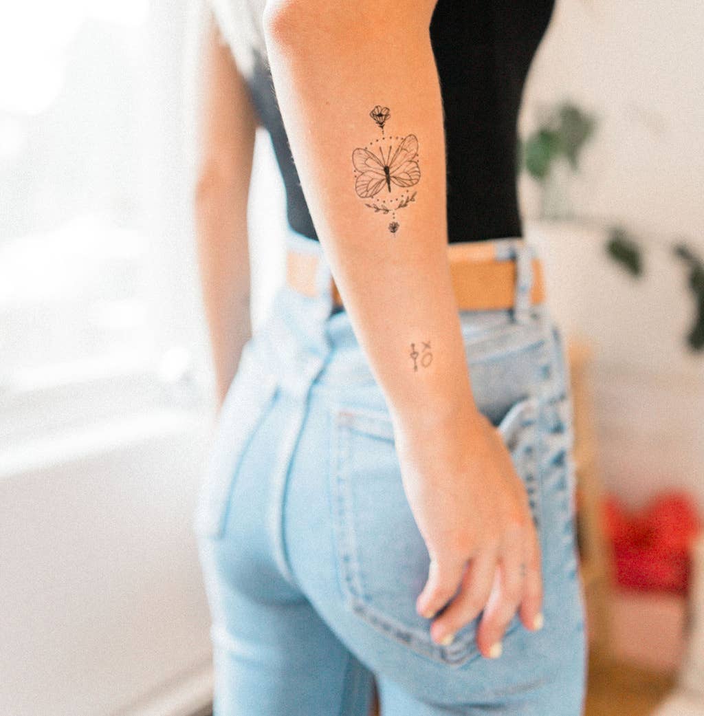 Butterfly Dreams Temporary Tattoo Pack INKED by Dani