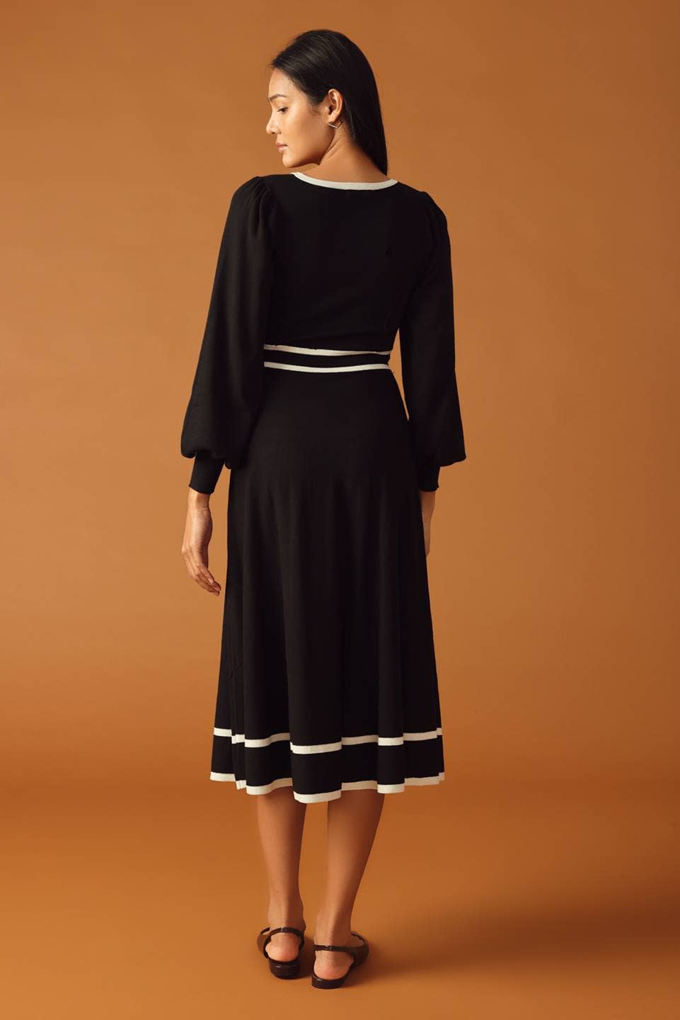 Sweater knit midi dress