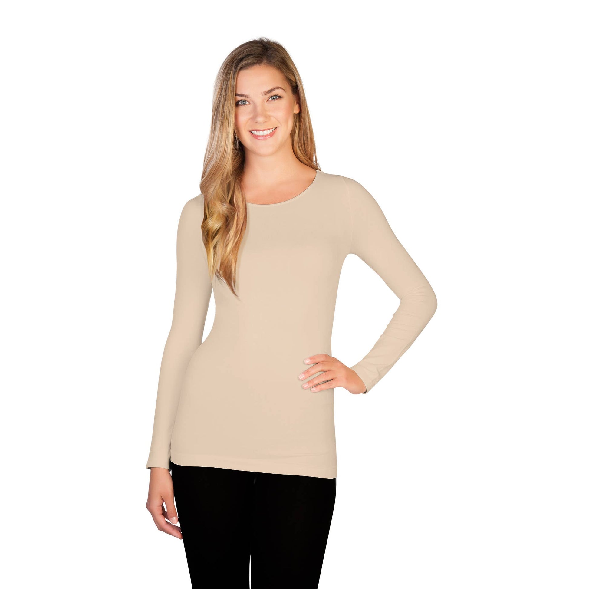 Long Sleeve Crew Neck Skinnytees