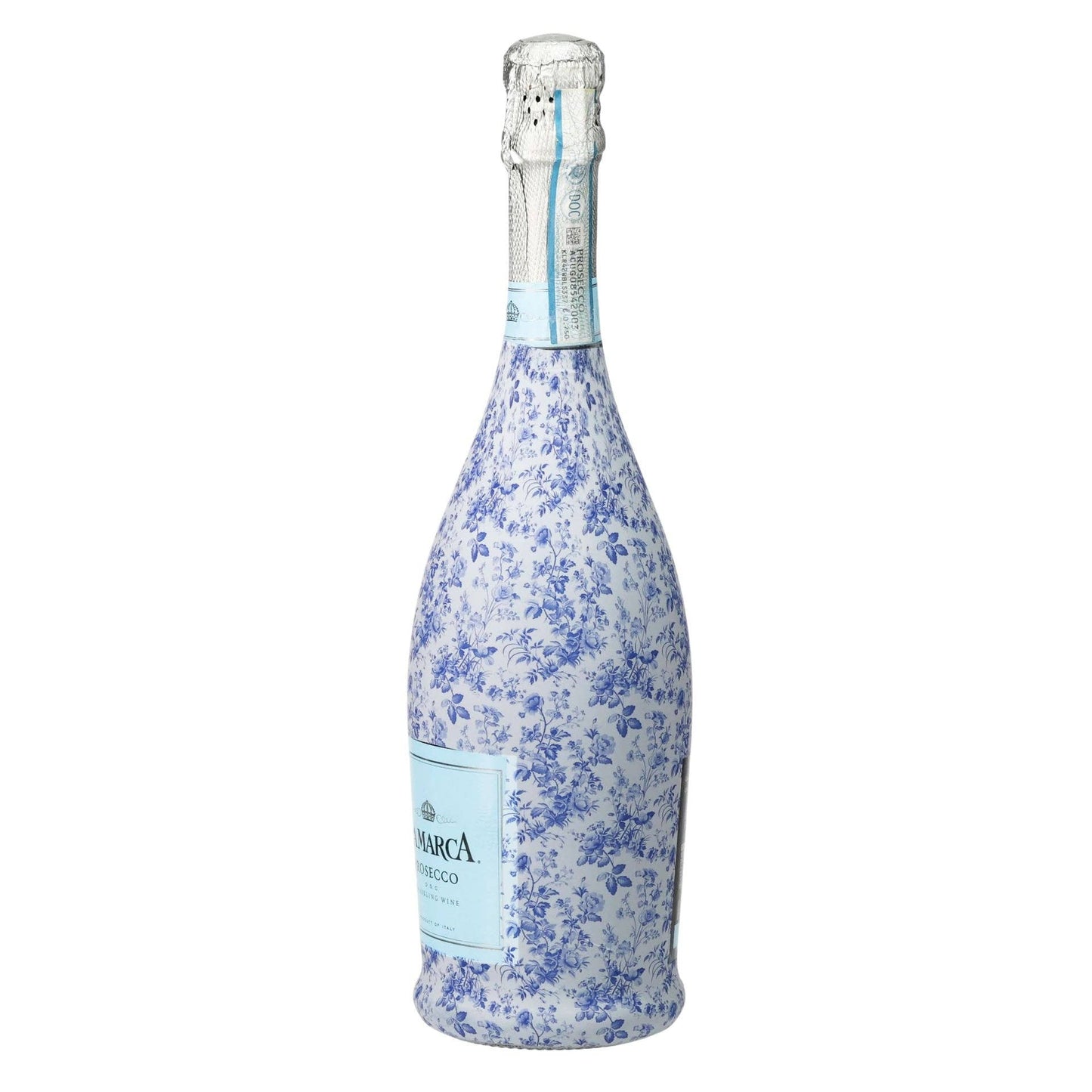 Beau Bottles Grandmillennial Blue Floral - Prosecco Collection