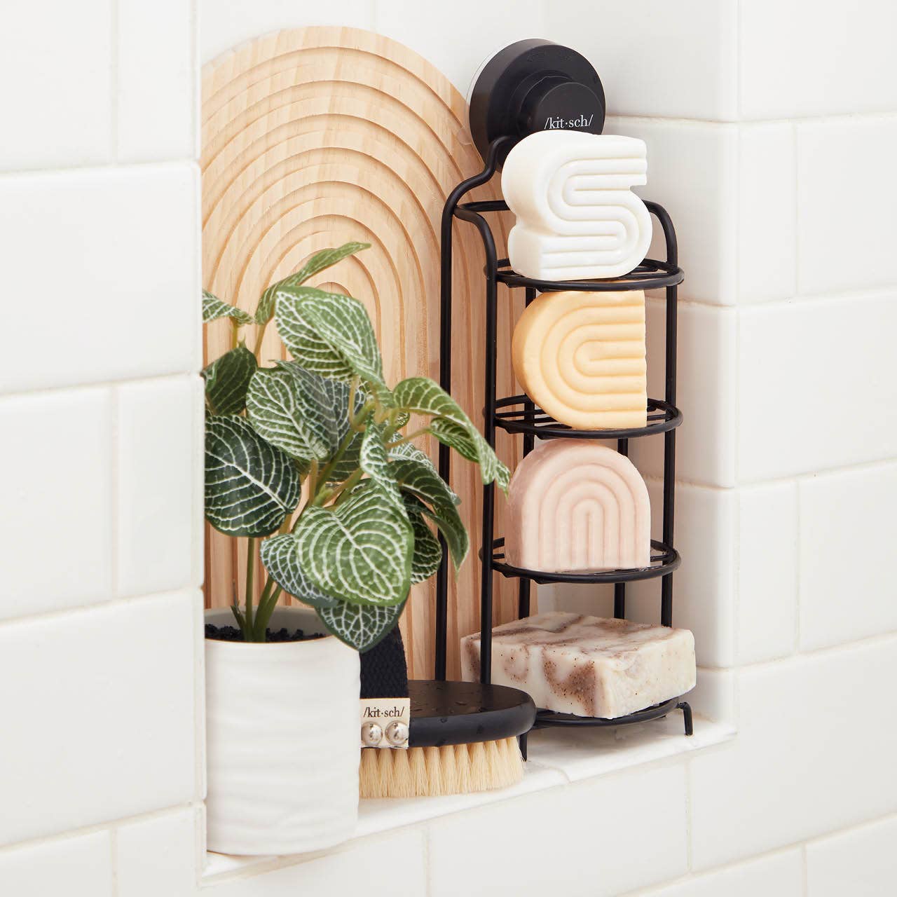 Self-Draining Shower Caddy KITSCH