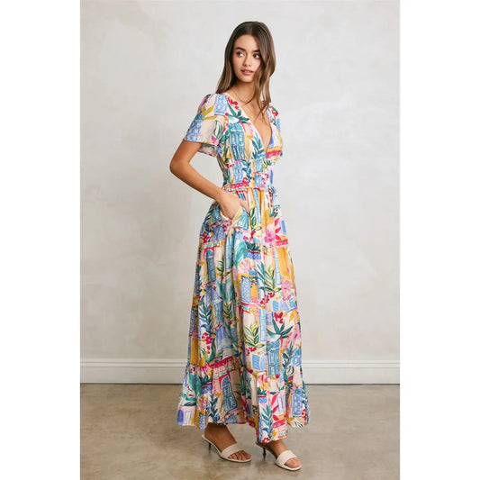 Summer Tiered Maxi Dress