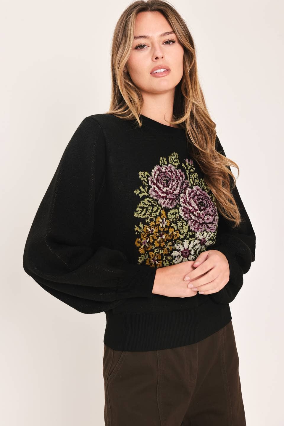 Sweater knit top