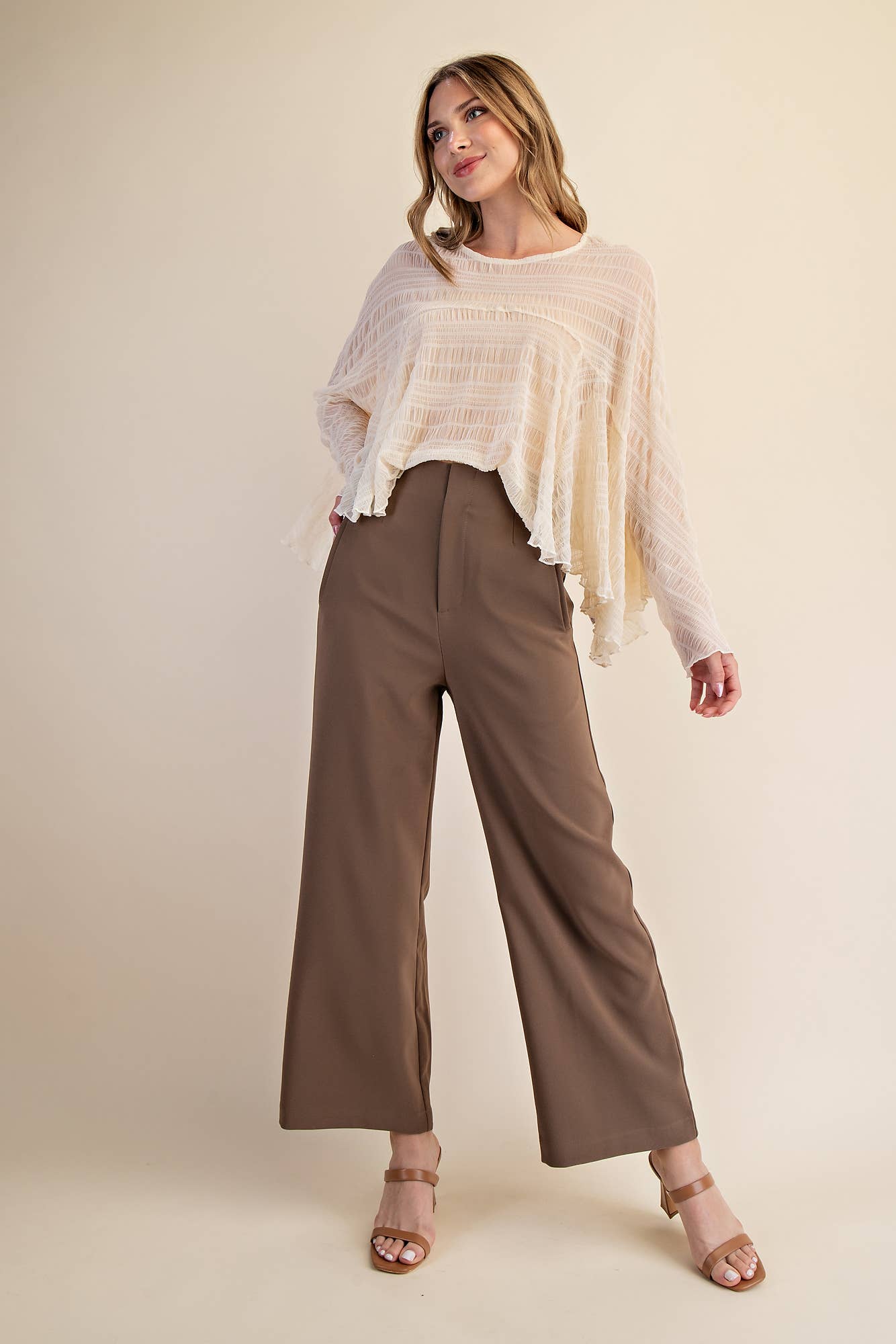 High Waist Wide Pants