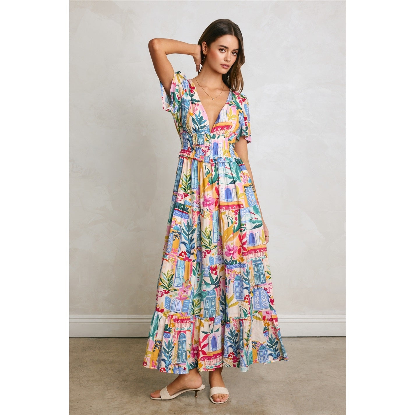 Summer Tiered Maxi Dress