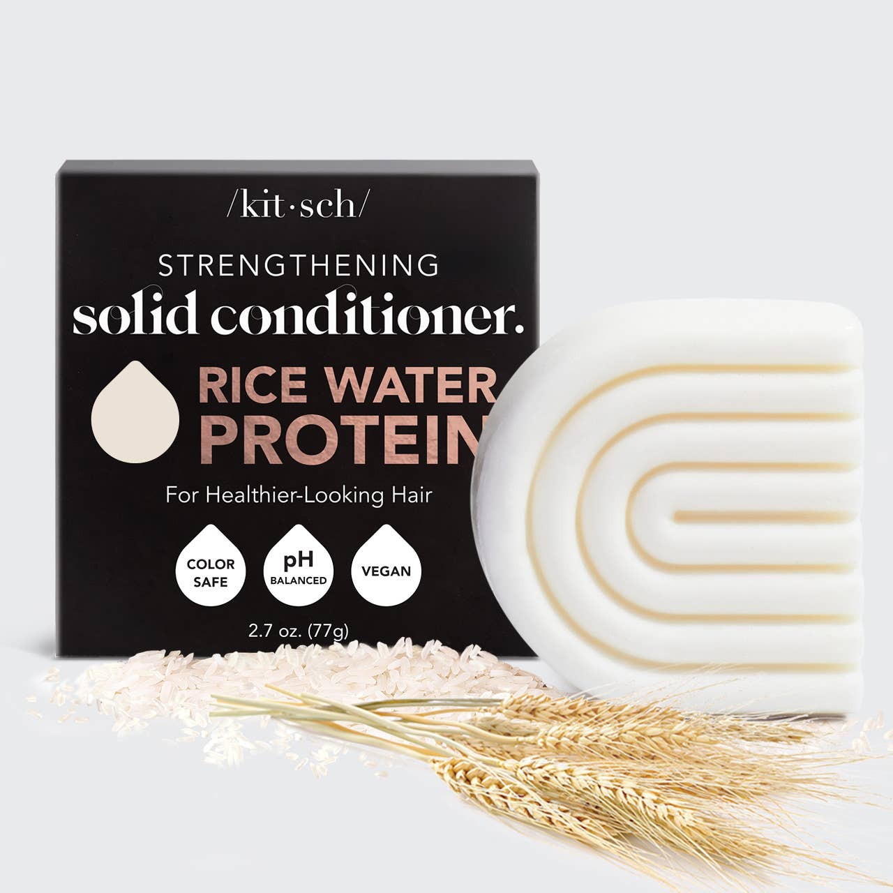 Rice Water Protein Conditioner Bar for Hair Growth KITSCH