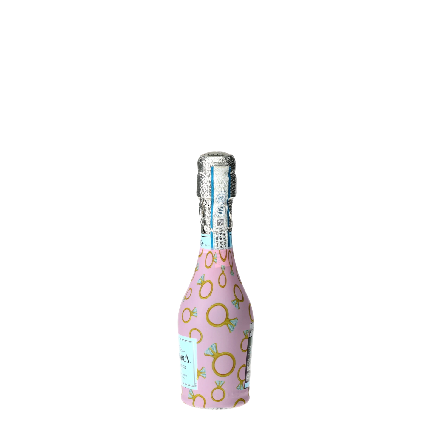 Beau Bottles Pink Engagement Ring - MINI Prosecco Collection - Set of 6 (Wraps Only)