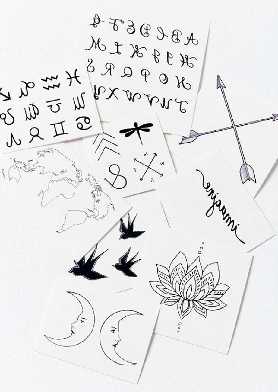Inspired Temporary Tattoo Pack INKED by Dani