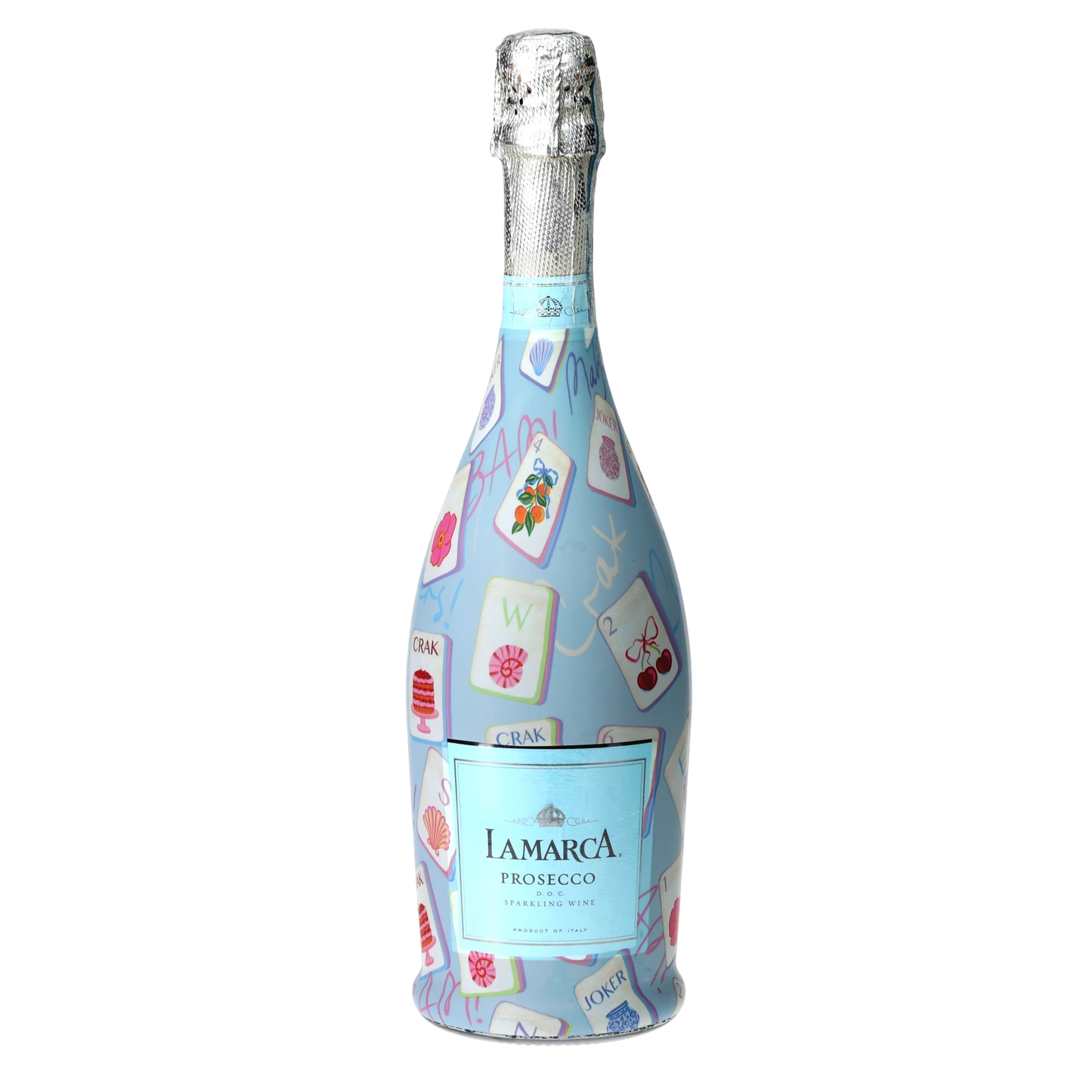 Beau Bottles Pastel Blue Mahjong - Prosecco Collection