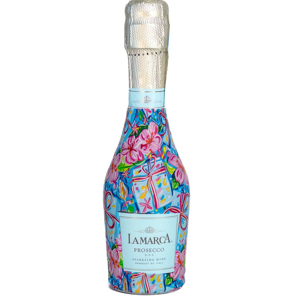 Beau Bottles Happy Birthday Brushed Presents - MINI Prosecco Collection - Set of 6 (Wraps Only)