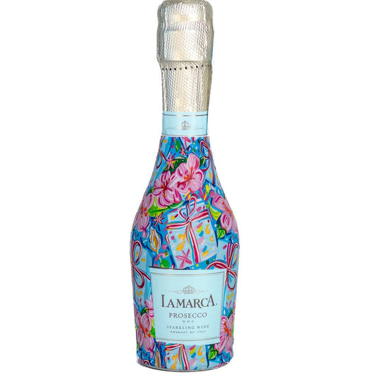 Beau Bottles Happy Birthday Brushed Presents - MINI Prosecco Collection - Set of 6 (Wraps Only)