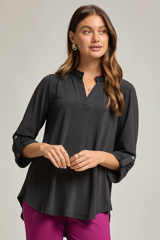 Travel Friendly 3/4 Sleeve Lizzy Blouse