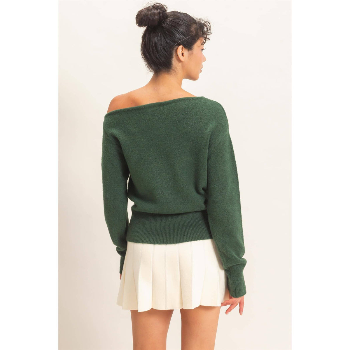 Off The Shoulder Sweater Top