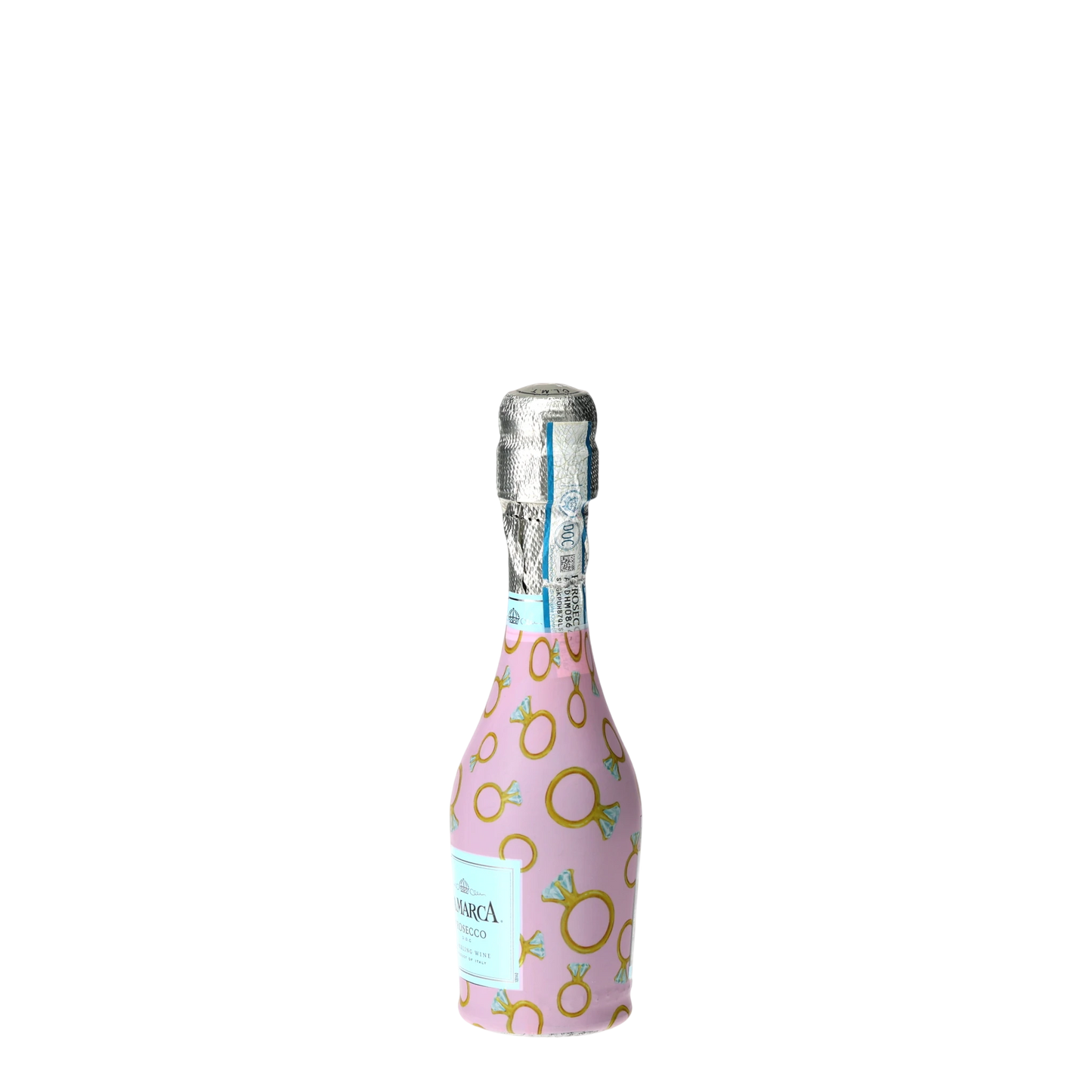 Beau Bottles Pink Engagement Ring - MINI Prosecco Collection - Set of 6 (Wraps Only)