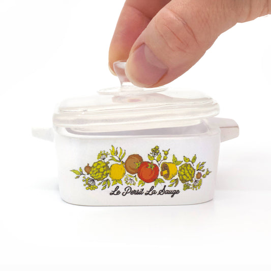 Spice of Life Trinket Box – Corning Ware–Inspired Mini Dish