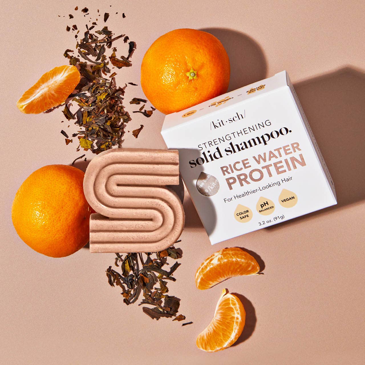 Rice Water Protein Shampoo Bar for Hair Growth KITSCH