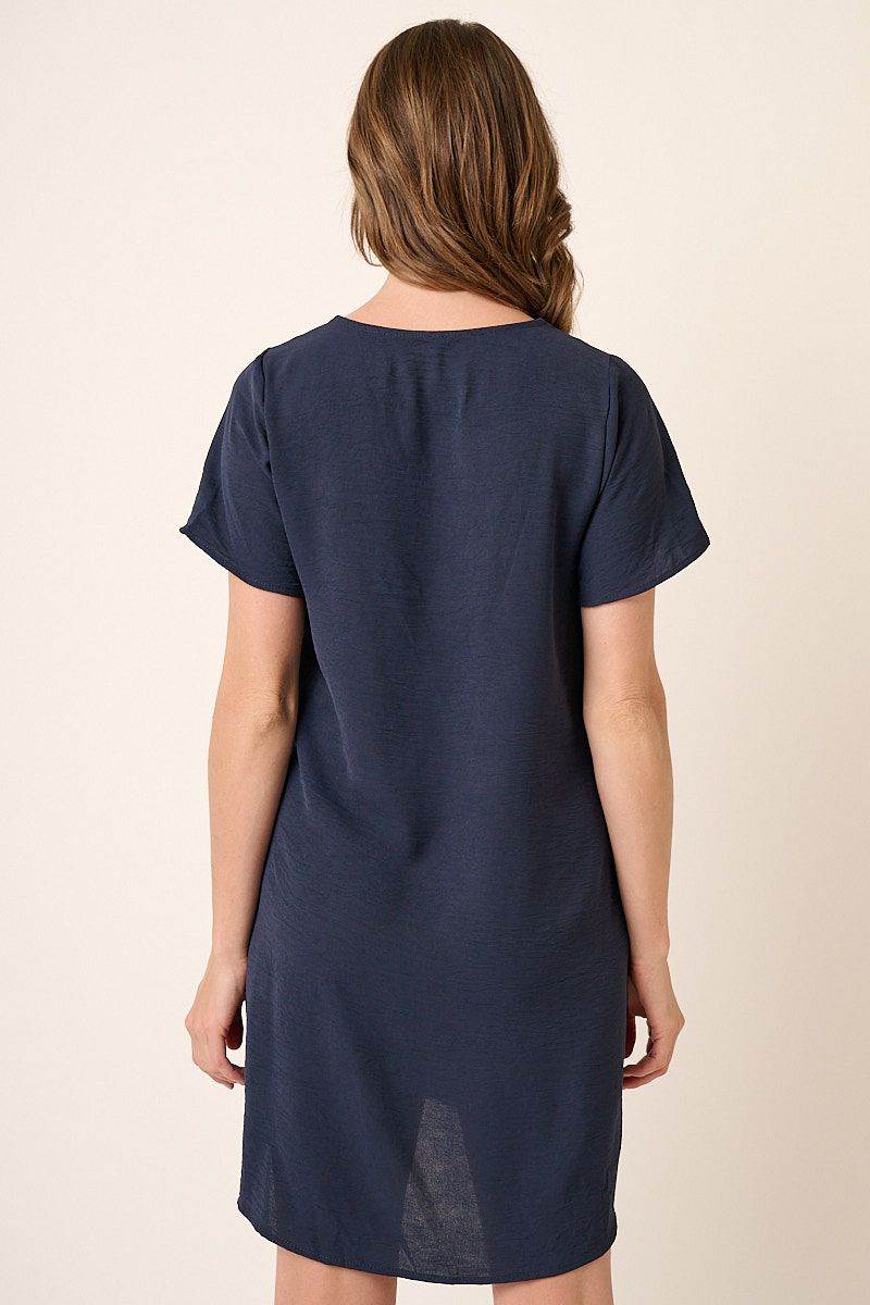 Airflow V-Neck Short Sleeve Dress Mittoshop