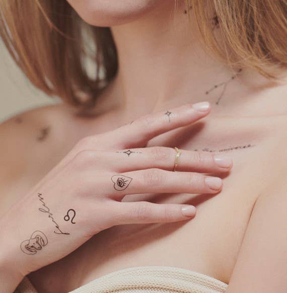 Zodiac Collection: Fire Signs Temporary Tattoo Pack INKED by Dani