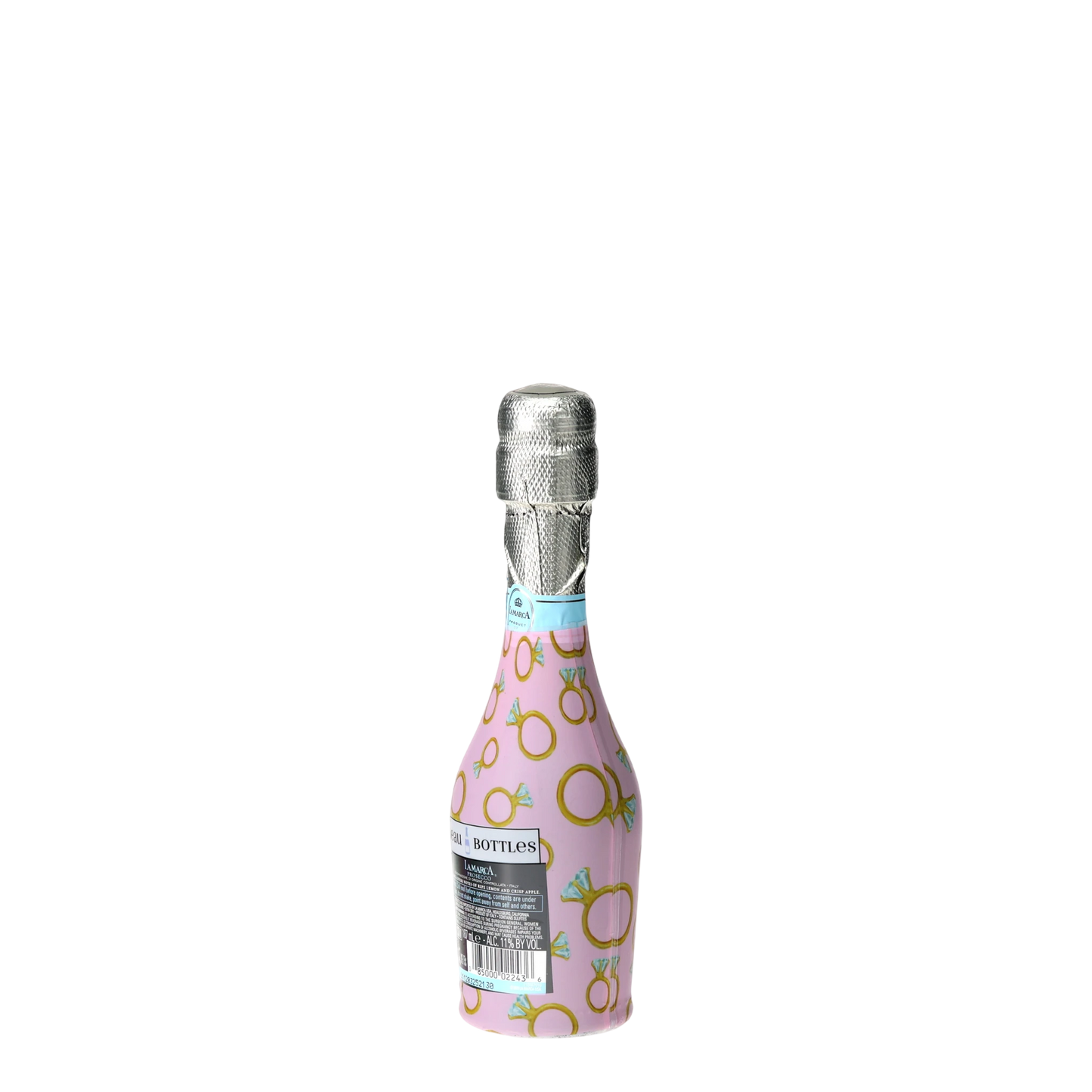 Beau Bottles Pink Engagement Ring - MINI Prosecco Collection - Set of 6 (Wraps Only)