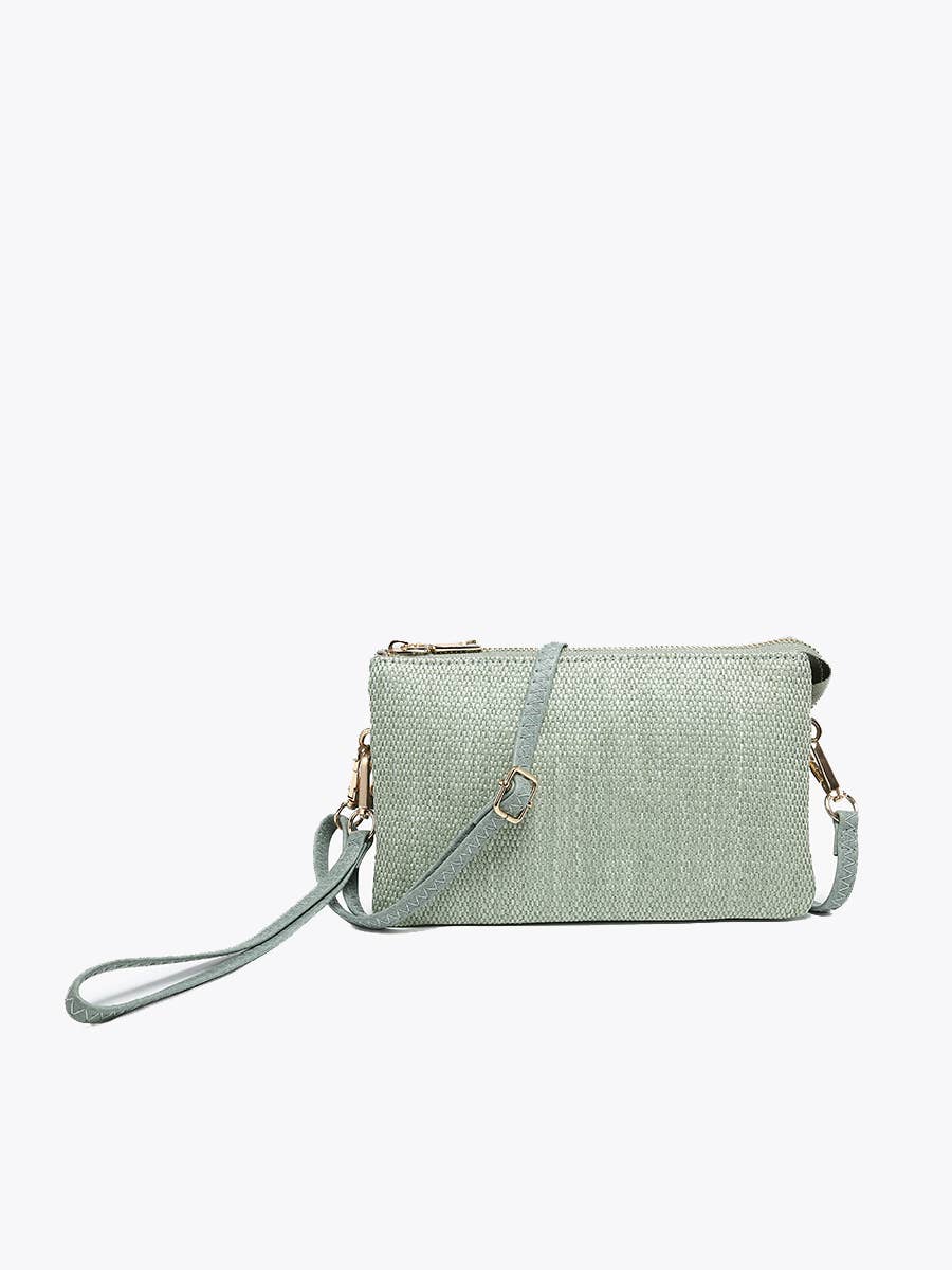 Riley Micro Straw Crossbody