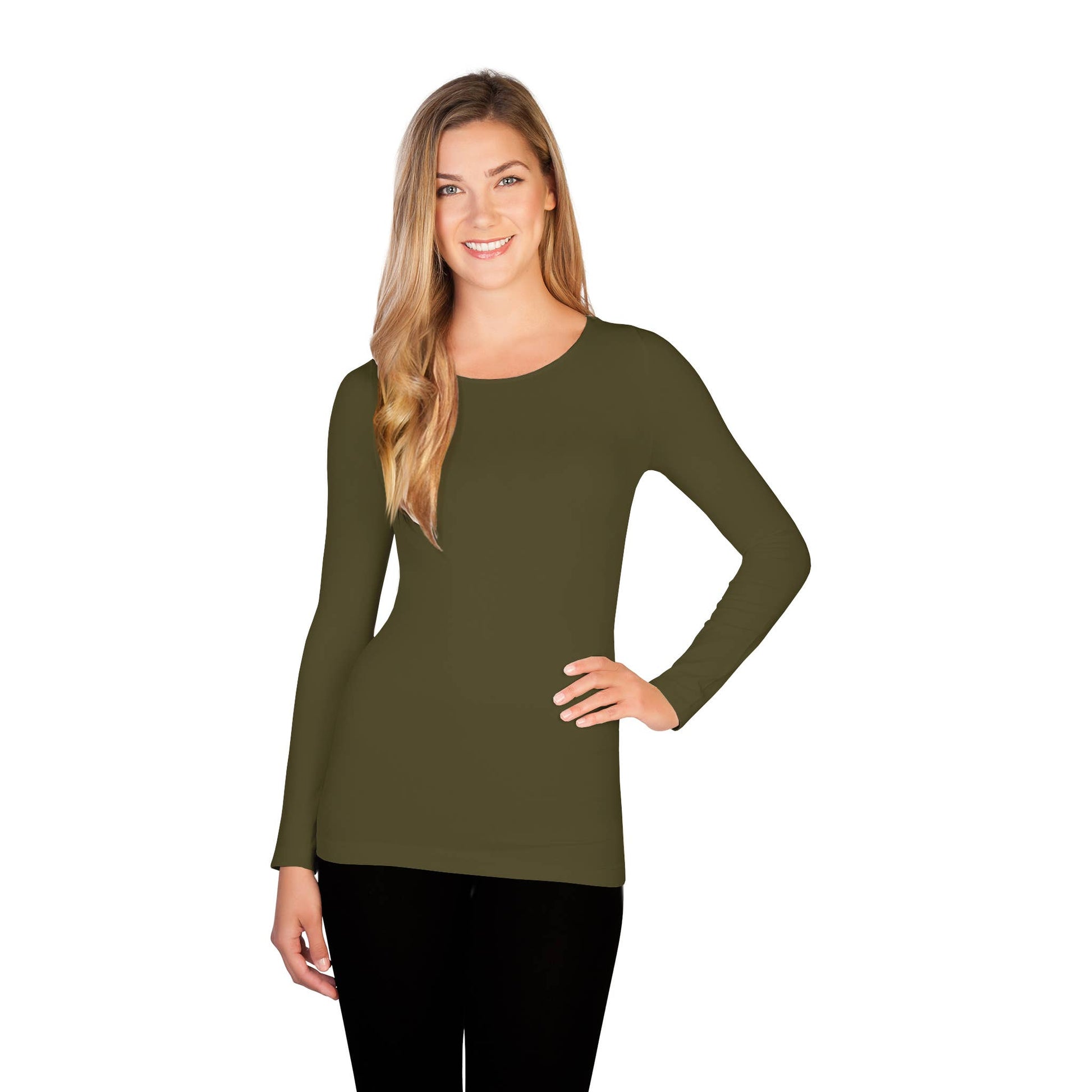 Long Sleeve Crew Neck Skinnytees