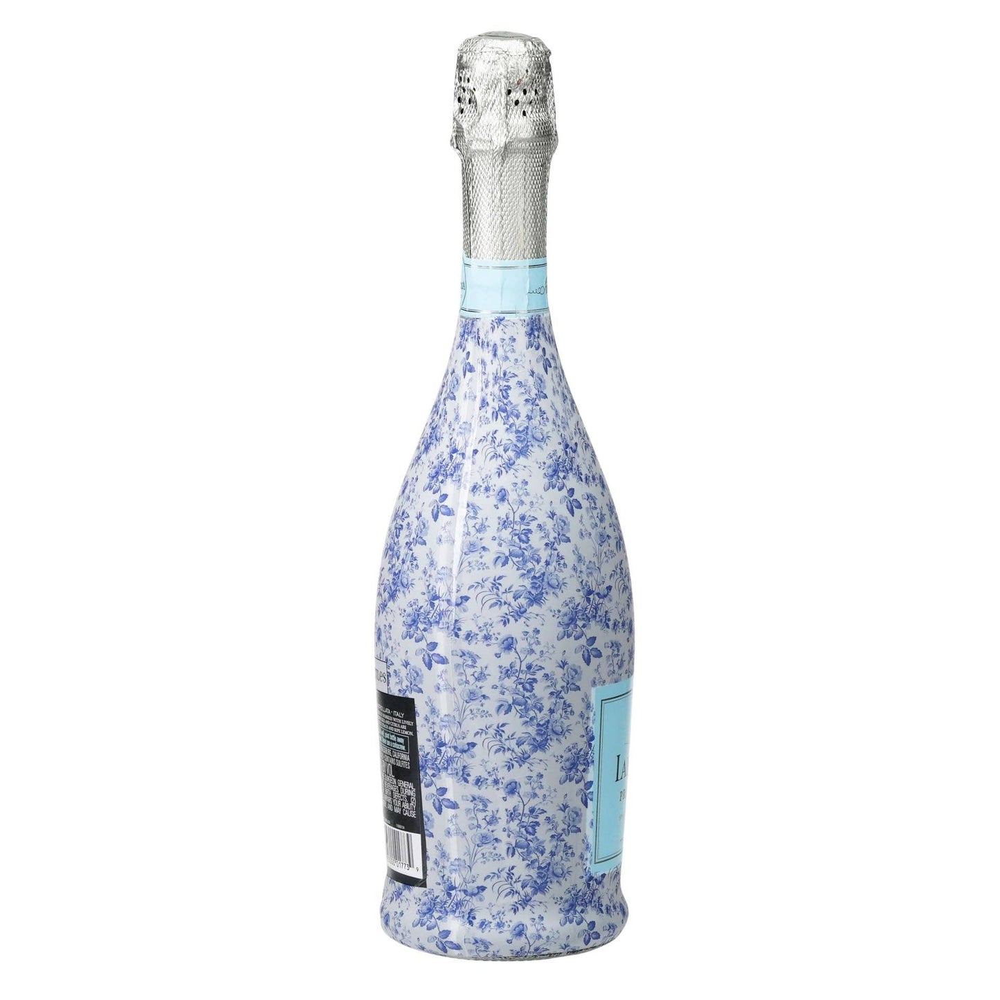 Beau Bottles Grandmillennial Blue Floral - Prosecco Collection