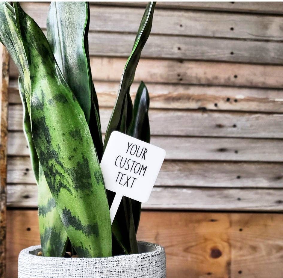 Snarky Plant Marker Stake - Please Don't Die