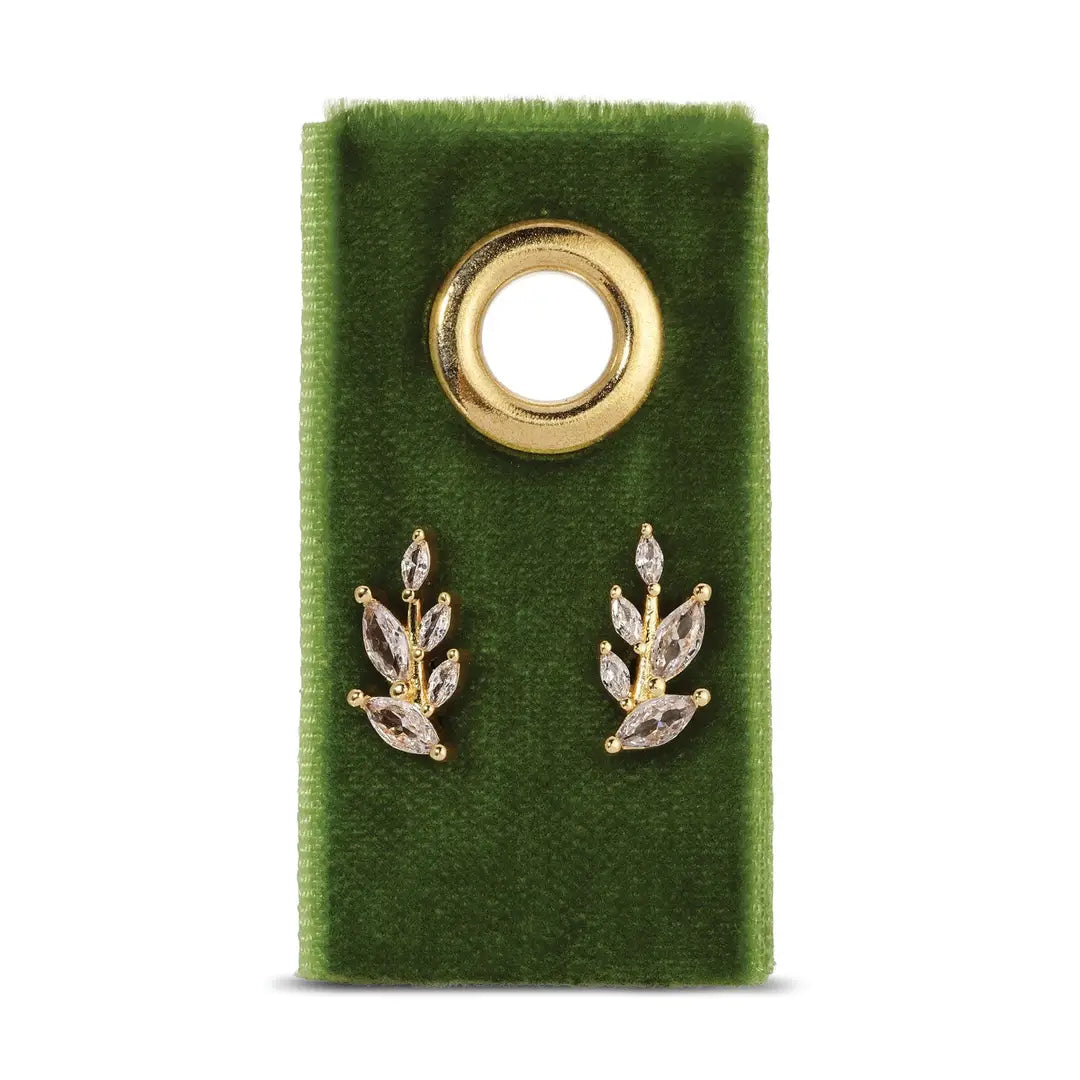 Leaf Stud Earrings