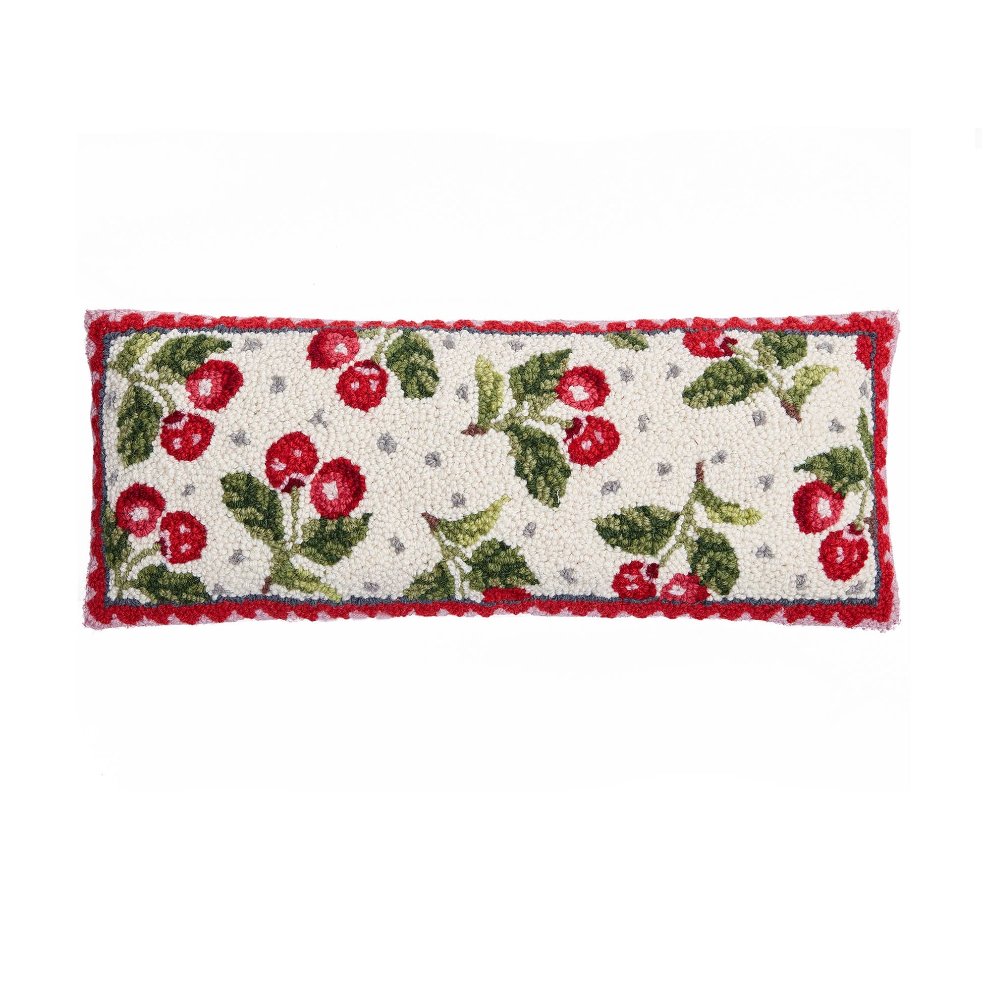 Sweet Cherry Hook Pillow Peking Handicraft