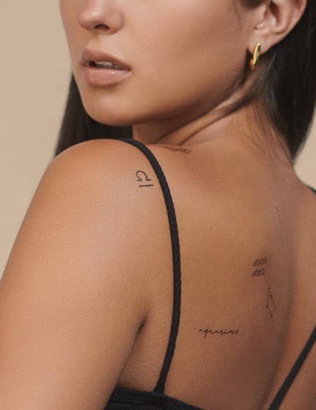 Zodiac Collection: Air Signs Temporary Tattoo Pack INKED by Dani