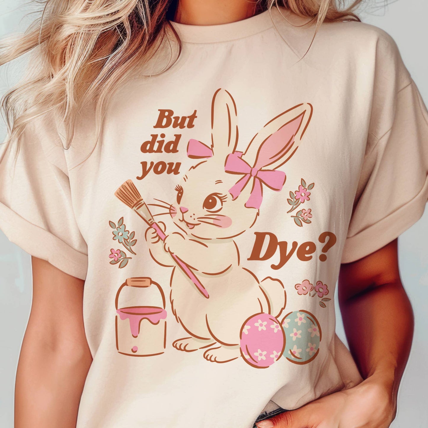 Easter Vintage Bunny Rabbit Spring Graphic Tee