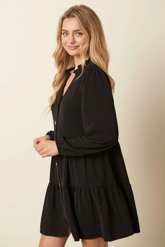 Airflow Ruffle Detail Babydoll Dress Mittoshop
