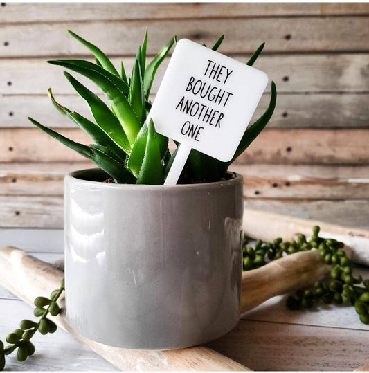 Snarky Plant Marker Stake - They bought another one