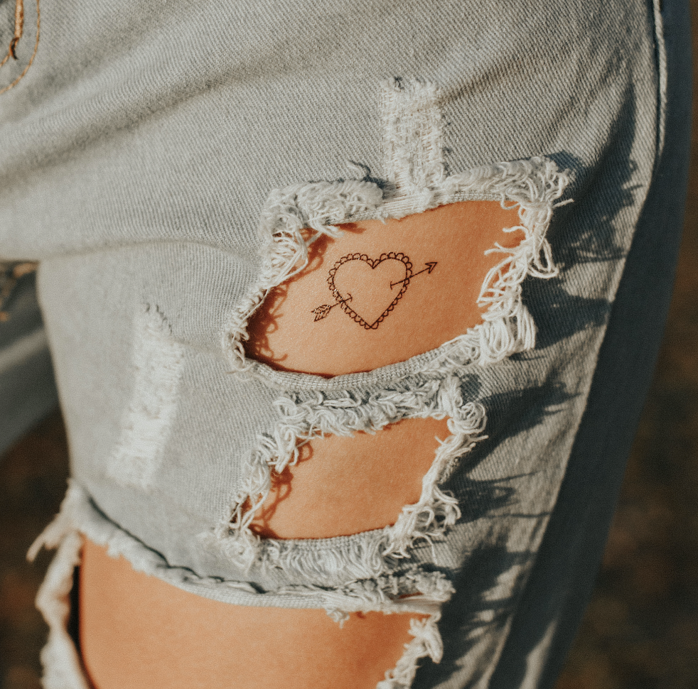 Embroidered Temporary Tattoo Pack INKED by Dani