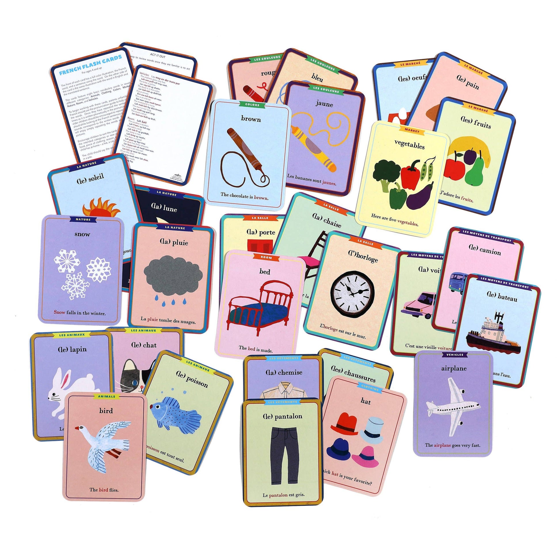 French Flash Cards eeBoo